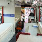 El interior del higienebus