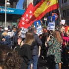 Miles de personas se han concentrado este domingo en Madrid para respaldar a Ayuso