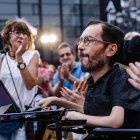 Pablo Echenique, en el cierre de campaña de Podemos a las pasadas elecciones europeas.