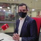 El presidente de la Junta de Andalucía, Juanma Moreno, durante la entrevista en RNE.