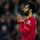 Mohamed Salah, en un partido con el Liverpool.