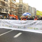 Imagen del transcurso de la manifestación.