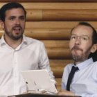 Alberto Garzón y Pablo Echenique