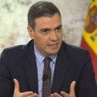 Pedro Sánchez, este lunes en TVE.