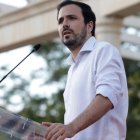 El líder de Izquierda Unida, Alberto Garzón