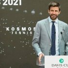 El futbolista Gerard Piqué, propietario de Kosmos Tenis, durante la presentación de la Copa Davis - IMAGEN DE ARCHIVO