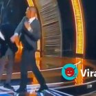 Will Smith y Chris Rock en el momento de la supuesta agresión