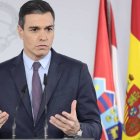 El presidente del Gobierno, Pedro Sánchez