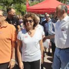 Ángel Franco, Josefina Bueno y Miguel Millana