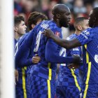 Lukaku celebra un gol con el Chelsea