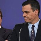 José Luis Escrivá y Pedro Sánchez