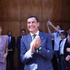 Juanma Moreno tras ser elegido presidente de la Junta de Andalucía para la XII Legislatura.