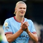 Erling Haaland, con la camiseta del Manchester City.