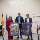 Els diputats Jordi Mayor i Andreu Salom durant la presentació de la recreació històrica - DIPUTACIÓ DE VALÈNCIA