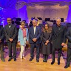 Joan Ribó en el concierto de la Orquesta de Valencia en París.