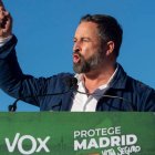 El presidente de Vox,  Santiago Abascal