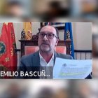 Emilio Bascuñana, alcalde de Orihuela, durante su intervención en el pleno de este jueves