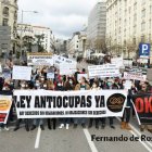 Concentración en apoyo a los afectados por la okupación el pasado mes de marzo