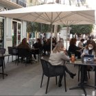 Terraza de la zona del centro tradicional de Alicante