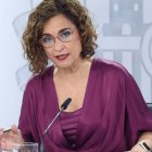 La ministra de Hacienda y Función Pública, María Jesús Montero.