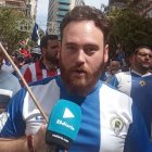 Dani, aficionado del Hércules CF