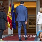 Pedro Sánchez, de espaldas, con parte de su Gobierno en marzo