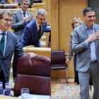 Feijóo y Sánchez en el Senado