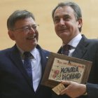 Ximo Puig junto a Zapatero