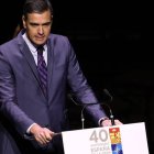 El presidente del Gobierno, Pedro Sánchez