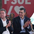 Page y Sánchez en su último acto juntos en Toledo