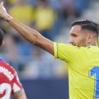 Lucas Pérez, celebrando uno de sus últimos goles con el Cádiz.