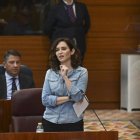 Isabel Díaz Ayuso en la Asamblea de Madrid