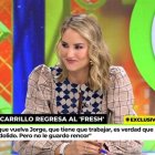 Alba Carrillo volvió a su puesto de trabajo en el Fresh de Ya es Mediodía.