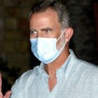 El Rey Felipe disfrutó de una velada de amigos en Palma.