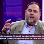 Junqueras, este miercoles en 8TV.