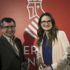 Mónica Oltra y Miquel Real, el que fuera su jefe de gabinete