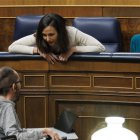 Ione Belarra se dirige a Pablo Echenique en el Congreso