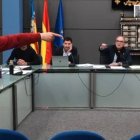 Vicente Valls insultando a Ximo Segarra