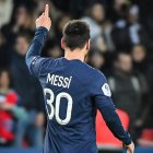 Leo Messi, en un partido con la camiseta del PSG.