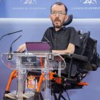 Pablo Echenique en rueda de prensa