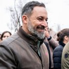 Santiago Abascal, en la manifestación celebrada en Madrid la pasada semana.