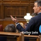 Pedro Sánchez, este miércoles en el Congreso de los Diputados.