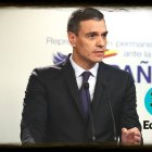 Pedro Sánchez, el jueves por la noche en Bruselas