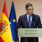 El presidente del Gobierno, Pedro Sánchez