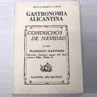 Ejemplar del libro 'Grastronomía Alicantina', de José Guardiola y Ortiz