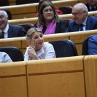 Yolanda Díaz, en el Senado este martes.