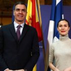 Pedro Sánchez en su visita a Finlandia