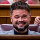 El portavoz de ERC en el Congreso de los Diputados, Gabriel Rufián.