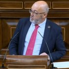 Juan Bernardo Fuentes Curbelo, Tito Berni, en la tribuna del Congreso de los Diputados.