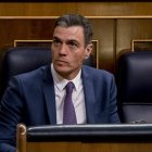 Pedro Sánchez, en el pleno del Congreso de esta semana.